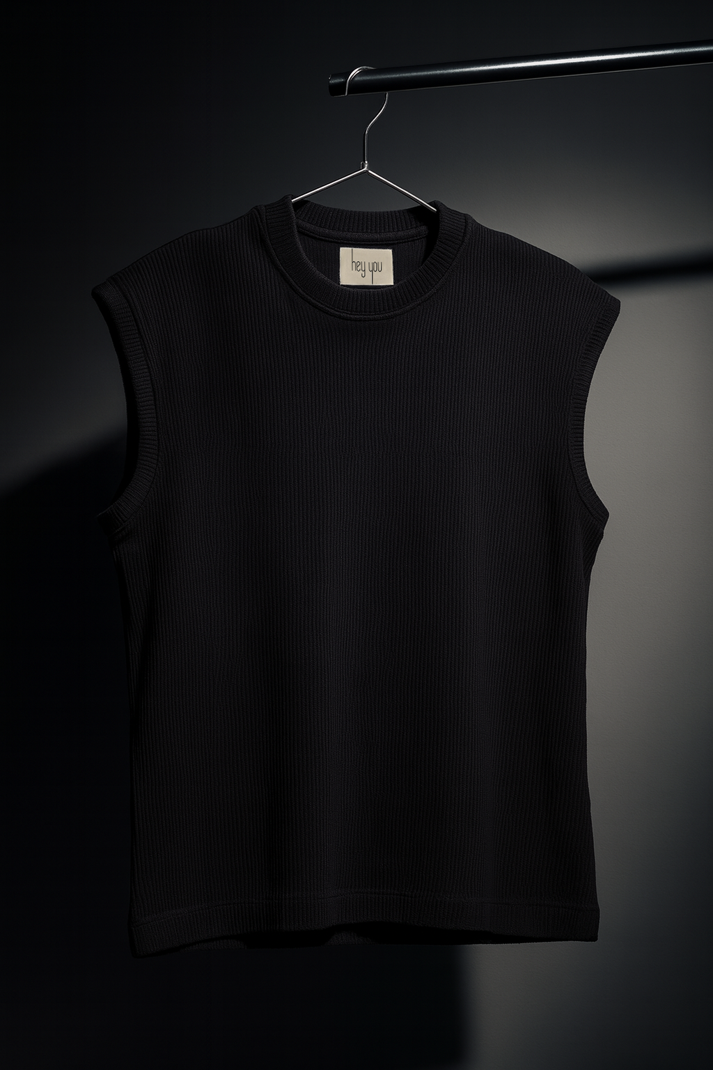 Sleevless Black Shirt