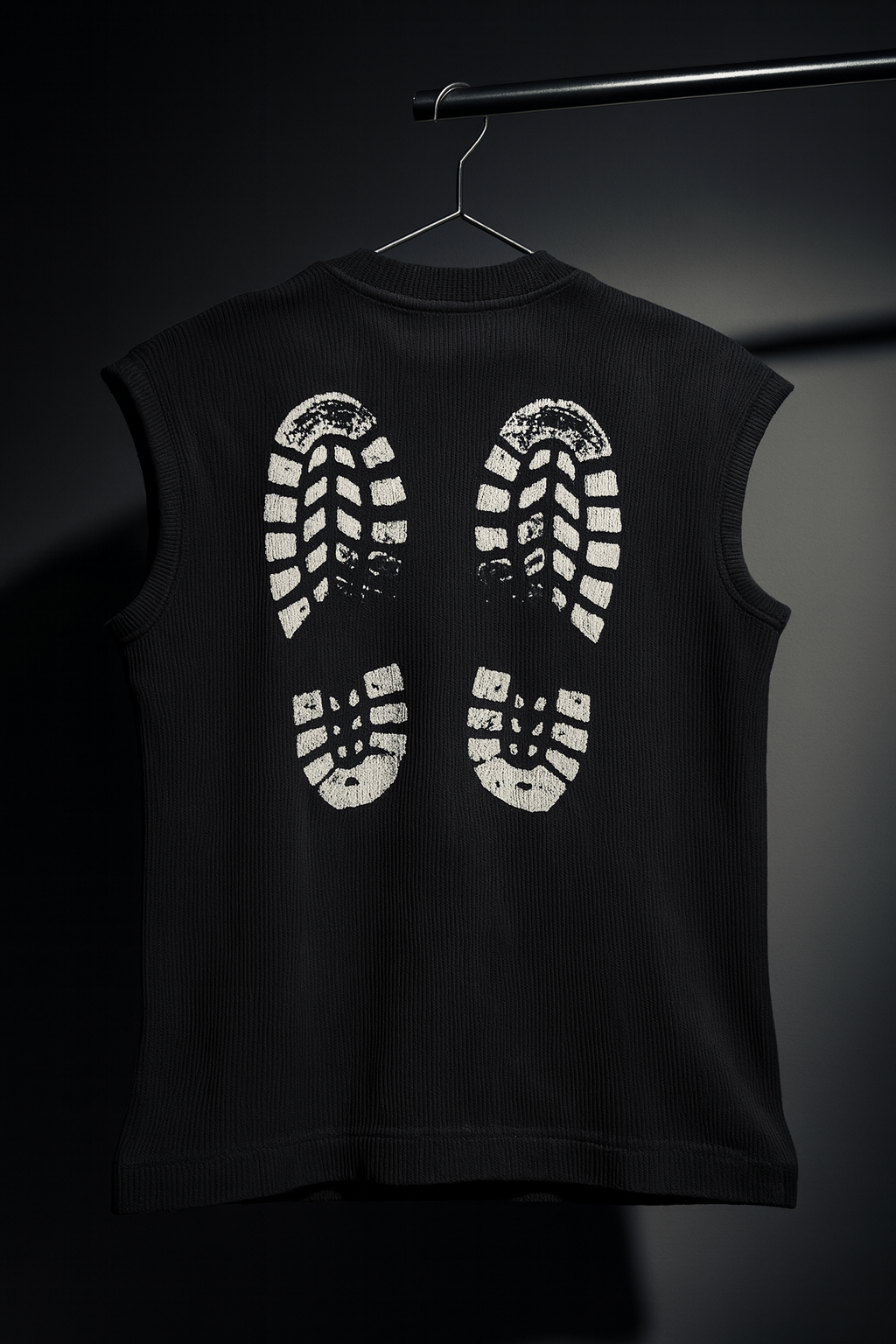 Sleevless Black Shirt