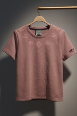 Neckline Embroidery T-Shirt