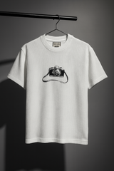 White Camera T-Shirt