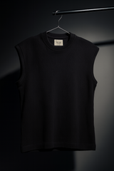 Sleevless Black Shirt