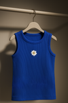 Blue Daisy Tank Top